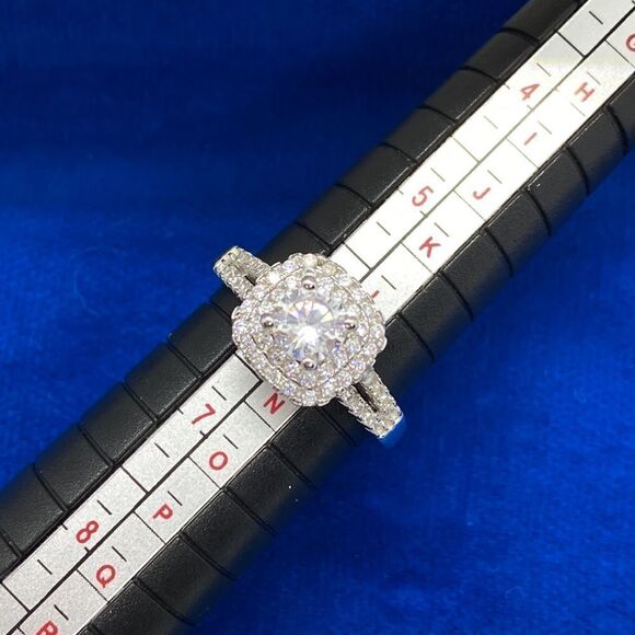 💛 925 CZ Engagement Ring - Picture 5 of 5